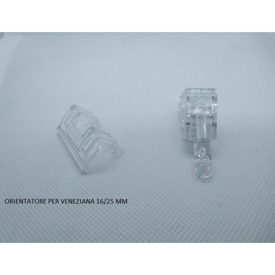 Orientatore per veneziane da 25 mm con tappo cassonetto