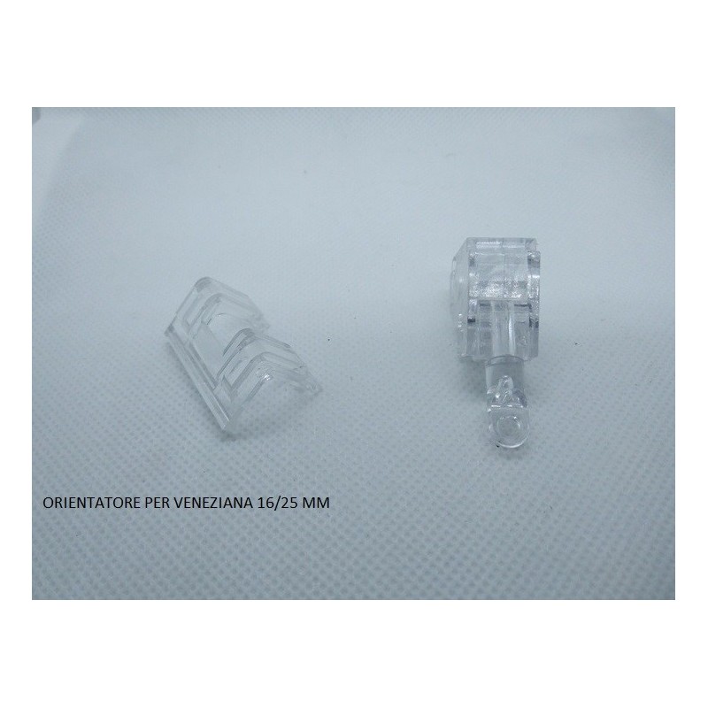 Orientatore per veneziane da 25 mm con tappo cassonetto