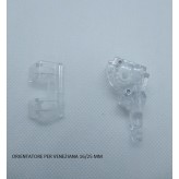 Orientatore per veneziane da 25 mm con tappo cassonetto