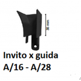 Invito in plastica per guide tapparelle