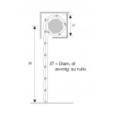 Tapparella mini profilo piatto 8,5 x 30