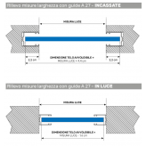 Guide in alluminio per tapparelle