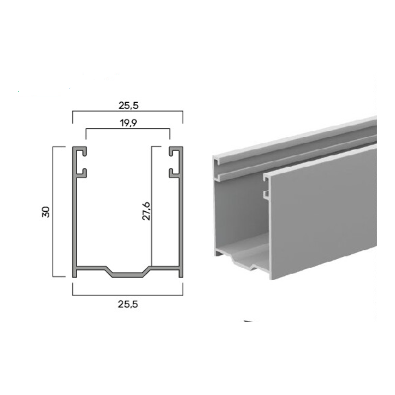 Guide in alluminio per tapparelle