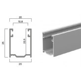 Guide In alluminio per tapparelle A25