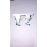 Coppia Supporti Speciali senza forare ad adesivo per cassonetto da 25mm (Alto)