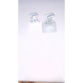 Coppia Supporti Speciali senza forare ad adesivo per cassonetto da 25mm (Alto)