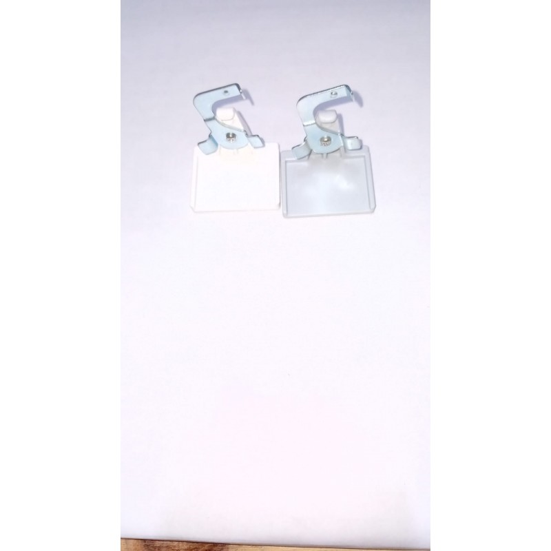 Coppia Supporti Speciali senza forare ad adesivo per cassonetto da 25mm (Alto)