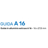 Guida in alluminio per tapparelle A16
