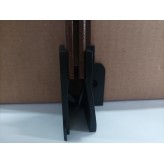 Coppia di zoccoli per guide a bottoncini