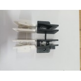 Coppia di zoccoli per guide a bottoncini