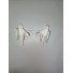 Coppia inviti in plastica per guida 22x53mm