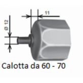 Calotta per rullo tapparella