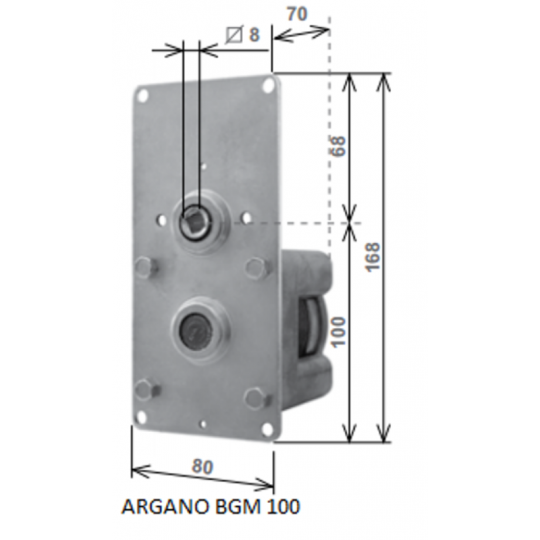 Kit manuale argano per tapparelle BGM