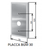 Placca per argano